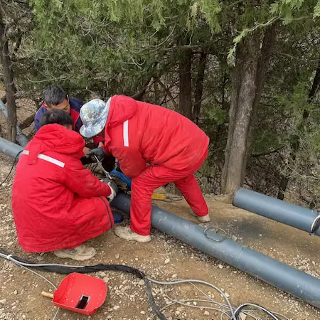 Dış mekan kimyasal boru hattı kaynağı