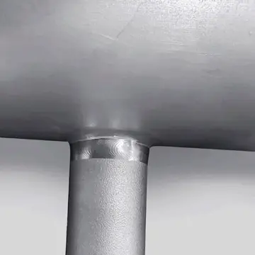 Tee borusunun yüksek kaliteli kaynağı